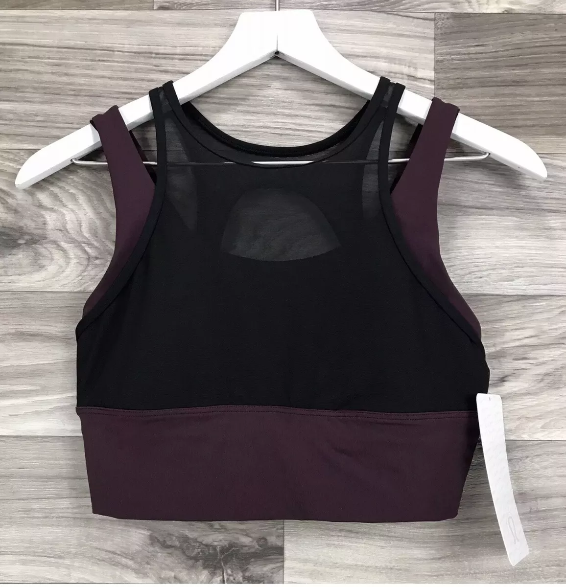 Lululemon Double Tap Bra II Size 10 B/C cup Dark Adobe Black DKAD 47532