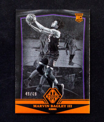 2018-19 Chronicles Majestic - Marvin Bagley III - Rookie /49 - dull corners