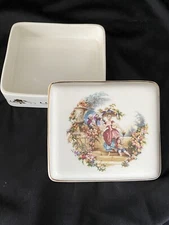 Vintage Lord Nelson Pottery Trinket Box Made in England