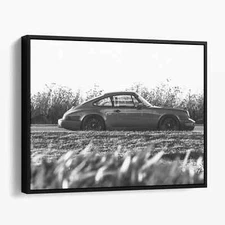 Vintage Porsche 911 Classic Sports Cars Canvas Wall Art Print