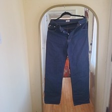 Moschino Denim Jeans Vintage Peace Sign Tapered 30 Italy Women's NWOT