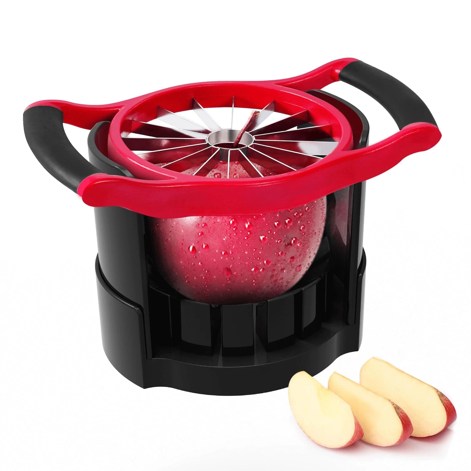 [Upgraded] 5.12 Inch Large Apple Slicer, Cut 16 Thin Slices All the Way Throu...
Opens in a new wind