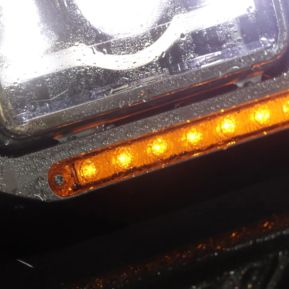 FOR 01-12 FREIGHTLINER CLASSIC/XL SEQUENTIAL SIGNAL LED DRL PROJECTOR HEADLIGHTS - Image 3 of 4