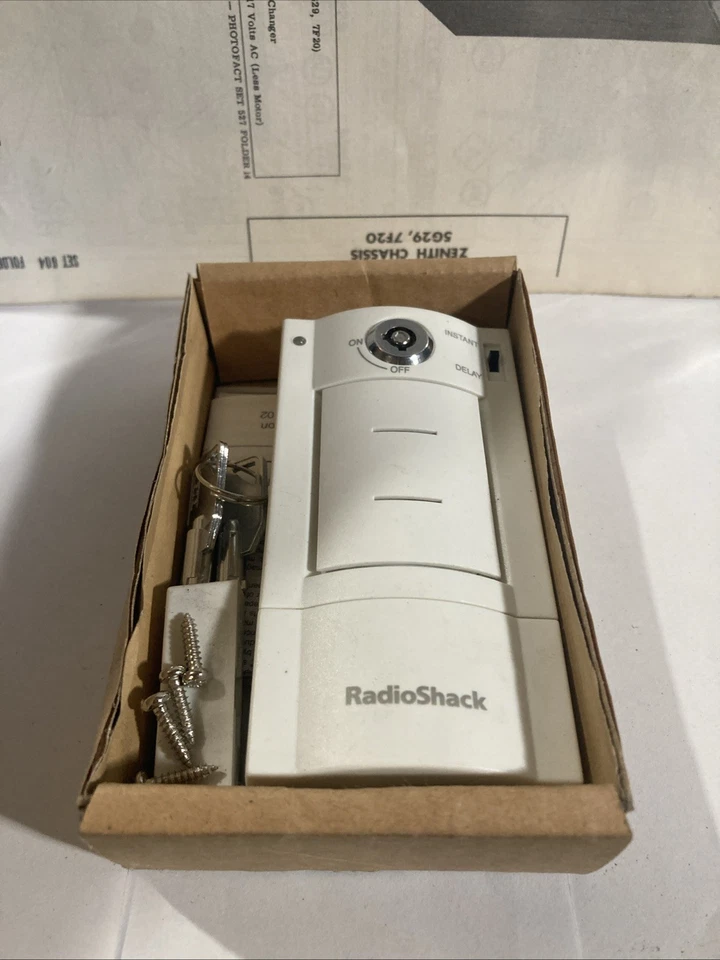 Radio Shack Wireless Door Window Alarm 49-424 Keylock - Image 3 of 3