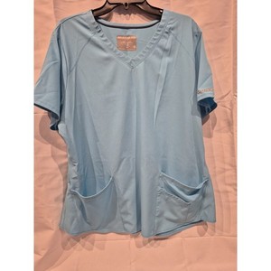 Sketchers Light Blue Scrub Top XXL 2xl Women's