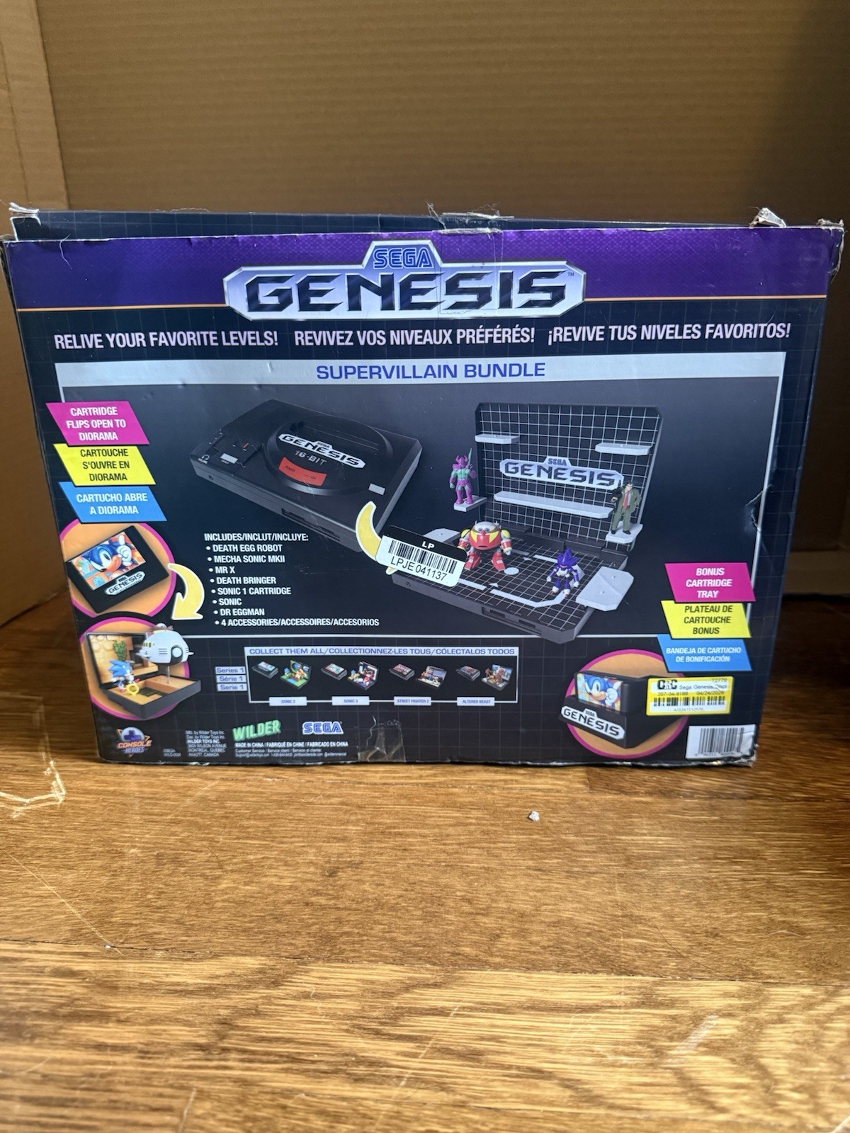 SEGA Genesis Console Heroes Supervillain Bundle Sonic 1 Diorama ...