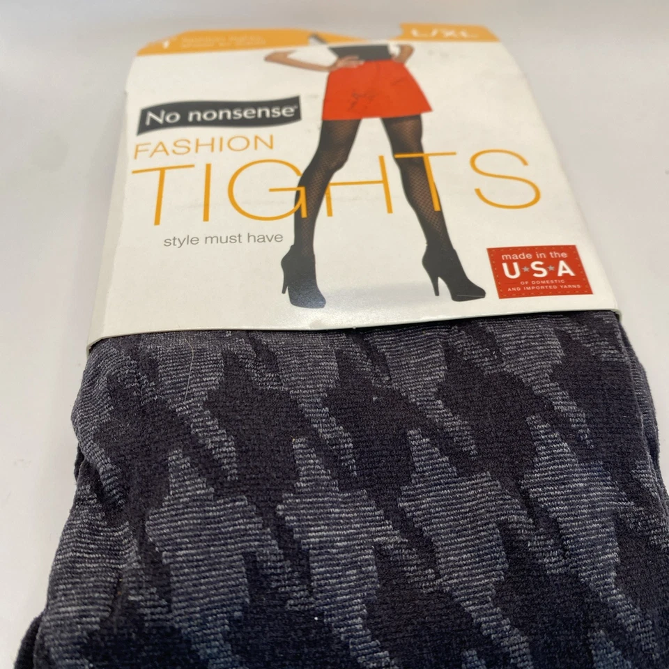 No Nonsense Woman's Opaque Sheer Work Fashion Tights  Size L/ XL  NEW WITH TAGS  - Image 2 of 3