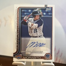 2025 TOPPS PRO DEBUT  AUTO NICK MORABITO BROOKLYN CYCLONES PD-194 Mets
