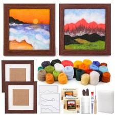 Needle Felting Kits for Beginners, Needle Felt Painting Kit, Wool Felting Kit
