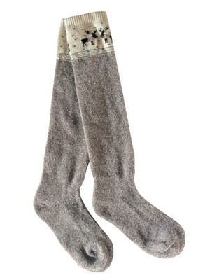 100% Warm Wool 1 pair Mongolian Socks Ski Winter US Free shipping Size US 7-9 BR