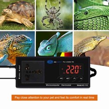 Digital Display Thermostat Intelligent High Accuracy Reptile Temperature Co PKXU