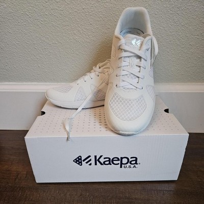 Kaepa All American Women's Sneaker White Lace Up 6520 Cheerleading Logo Low Top