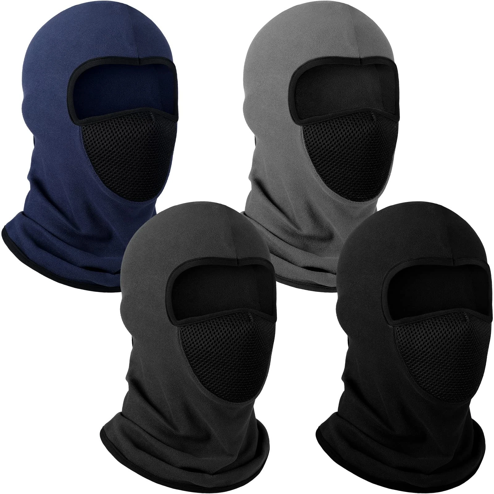 4 Pack Balaclava Ski Mask Full Thermal Face Cover Winter Windproof Skiing Sno...