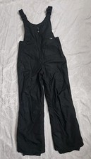 Rawik Snow Bib Pants Black Size Medium Unisex Kids