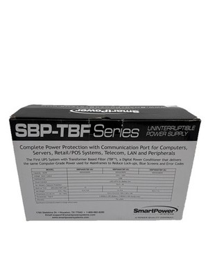 Smart Power Systems SBP-TBF Series UPS Model SVP0400U-TBF NOB