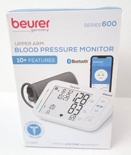 Beurer Serie 600 - Monitor de presión arterial de brazo superior con memoria Bluetooth