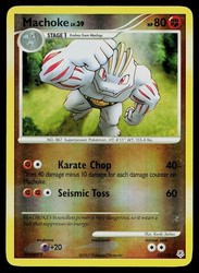 Machoke 53/130 Diamond & Pearl Reverse Holo