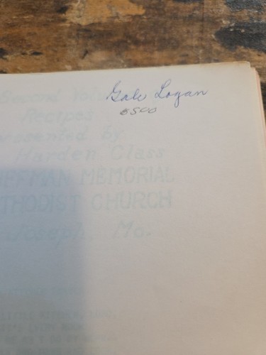 Vintage Cook Book Huffman Memorial Methodist Church 1964 - Picture 5 of 9