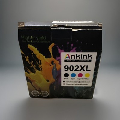 AnkInk 902-XL Ink Cartridge for HP 902XL Officejet Pro 6960 6968 6970 6975 NEW