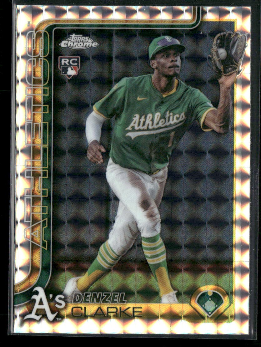 2025 Topps Chrome Update #USC15 Denzel Clarke Geometric RC