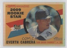 2009 Topps Heritage Chrome Refractor 476/560 Everth Cabrera #CHR200 0c2