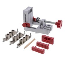 Milescraft 1334 Joint Master Self-Clamping Aluminum Doweling Jig - 1/4in 5/16in