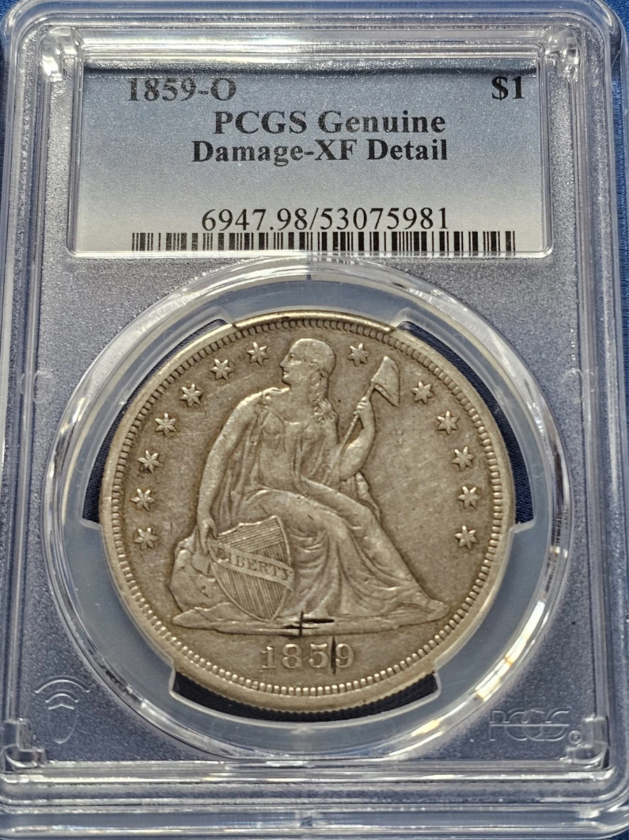 Silver Seated Liberty US Dollars (1840-1873) for sale | eBay