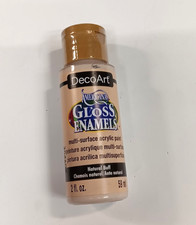 DecoArt Gloss Enamels Paint Glass Wood Tiles Ceramics 2oz Natural Buff