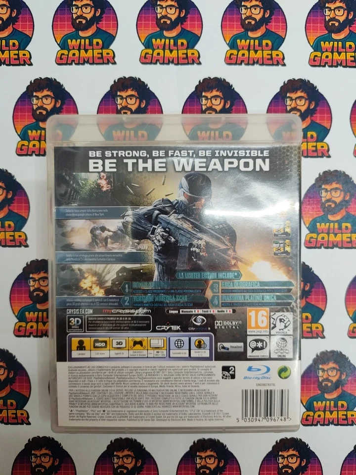 ⚡ Crysis 2 PS3 ITA | Usato OTTIMO – Boxato Completo Manuale incluso - Immagine 3 di 4