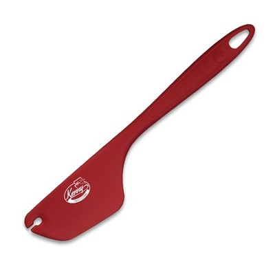 Kenny Professional 2 in 1 Teigschaber mit Kniff - RUBINROT Silikon Edelstahl