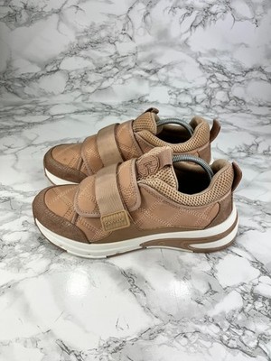 Carvela Eclypse Damen-Sneaker Low-Top UK 6 hellbraun Klettverschluss Schuhe