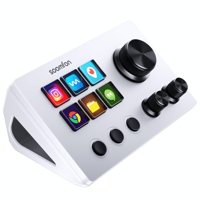 Stream Controller SE Stream Control Deck with 6 Customizable LCD Macro Keys t...