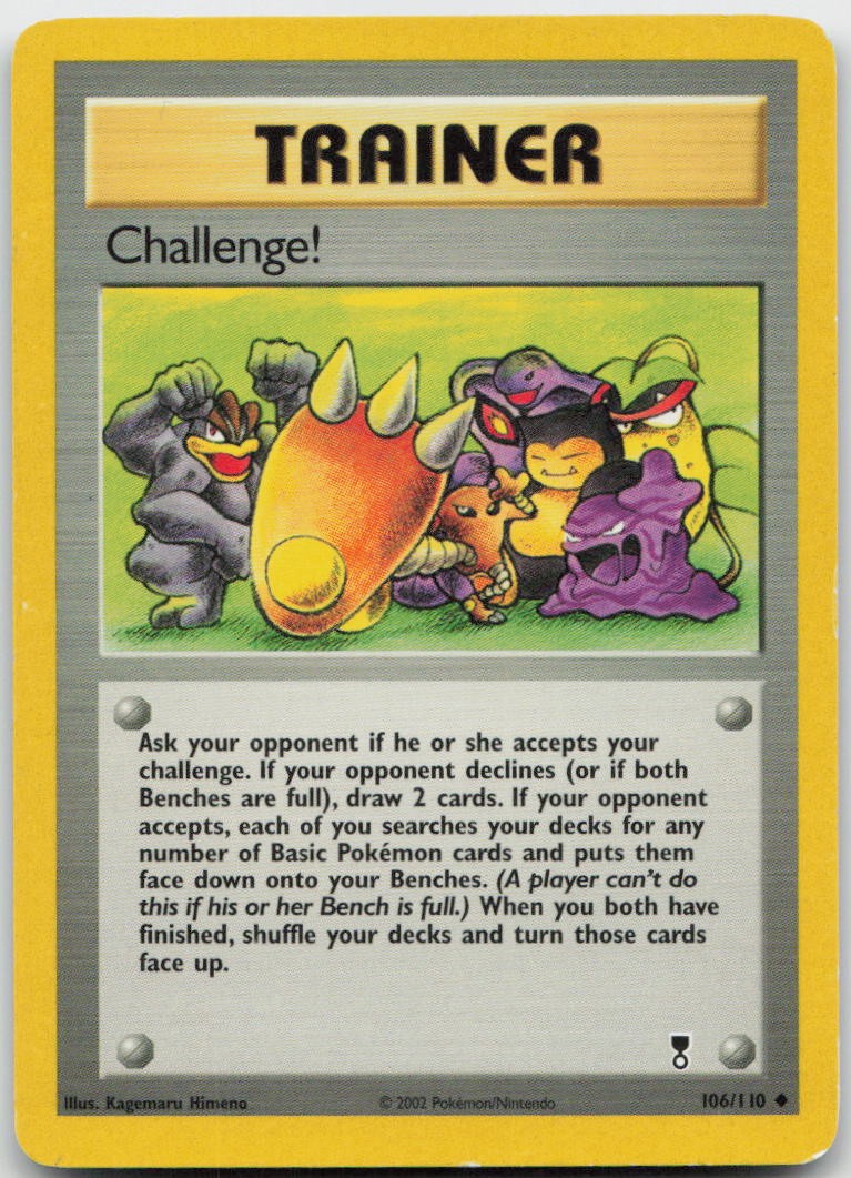 Challenge! 106/110 Uncommon Legendary Collection Pokemon LP