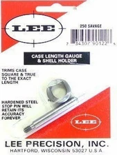 Lee Reloading Case Length Gauge & Shell holder 250 Savage - 90122