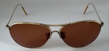   Vintage American Optical Ful Vue 01710 12 k Gold Filled Aviator Sunglasses
