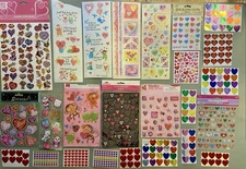 Lot of Valentine Scrapbook Stickers 20+ Sheets! Stickabilities, Bryce & Madeline