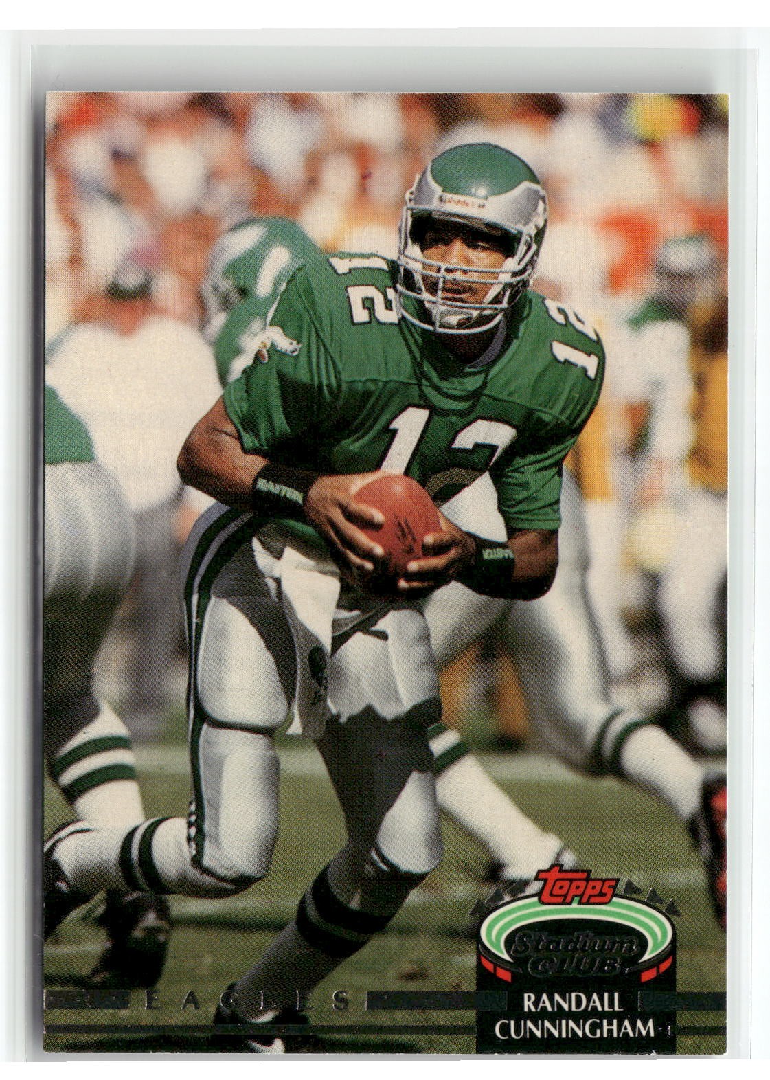 1992 Stadium Club #639 Randall Cunningham Philadelphia Eagles
