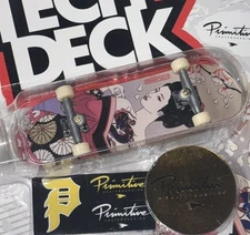 Tech Deck Primitive Sexy Geisha Girl w/ Dragon Tattoo Fingerboard Skateboard