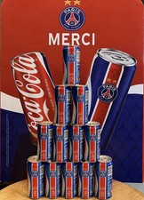 Coca-Cola Canette métal sport Paris Saint-Germain PSG partenaire officiel