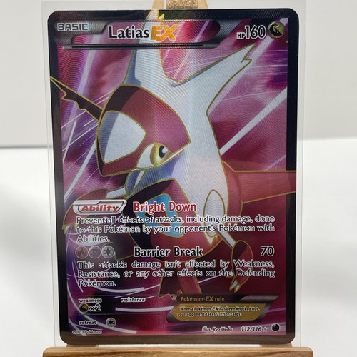 Pokemon Latias EX 112/116 LP Full Art Holo Ultra Rare Plasma Freeze English