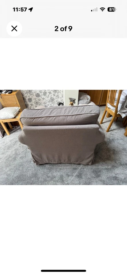 2 Ikea chair Ektorp covers by Soferia - Image 3 of 4