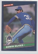 1986 Donruss Edwin Nunez #145 0a0