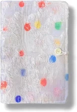 Elegant A6 Refillable Journal for Women -7.3" x 5.2" Journal Soft Fabric Cover, 
