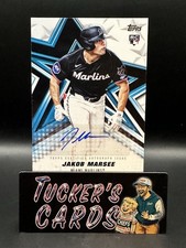 2026 Topps Series 1 - Baseball Stars Autographs Jakob Marsee #BSA-JMA (AU, RC)