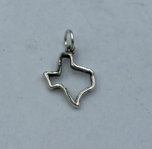 James Avery Sterling Silver State of Texas Forged Charm
