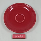 Fiestaware Demitasse Espresso Saucer - Scarlet Red -  4 7/8" Fiesta
