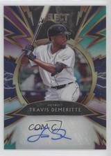 2020 Select Sparks Signatures Tri-Color Prizm 13/49 Travis Demeritte Auto 1l2