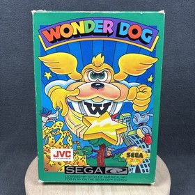 SEGA CD - Wonder Dog [Green Version] - Complete, DMG Box - Refurbished, VG
