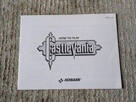 Castlevania 1st First Print Hangtab Circle SOQ NES Nintendo Complete CIB Overlap