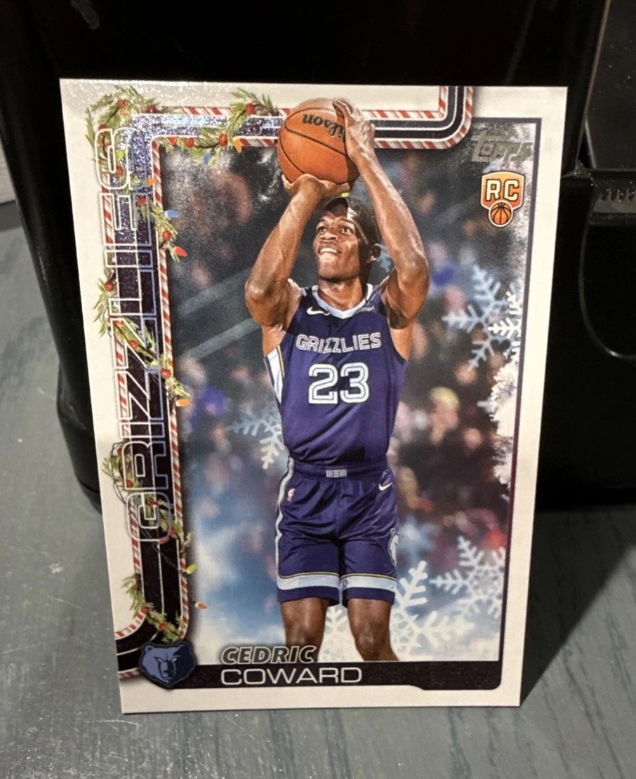 2025-26 Topps Holiday - Cedric Coward #H171 (RC)